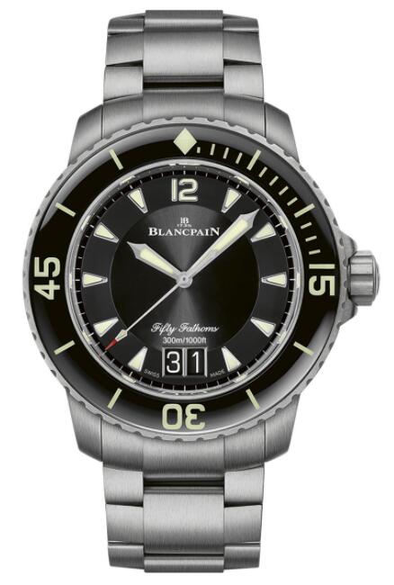 Replica Blancpain Fifty Fathoms Automatique Grande Date Watch 5050-12B30-98